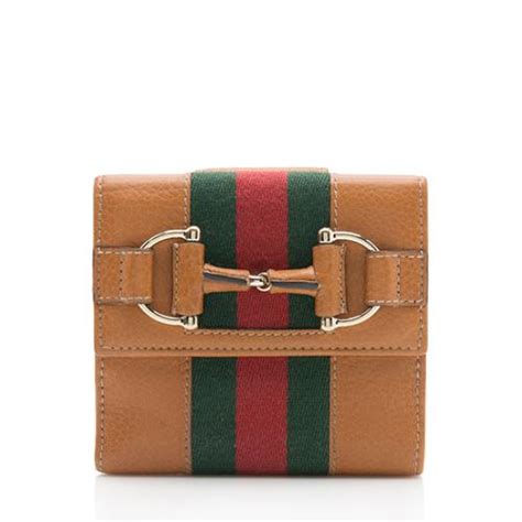 gucci horsebit wallet french flap web black|gucci horsebit wallet on chain.